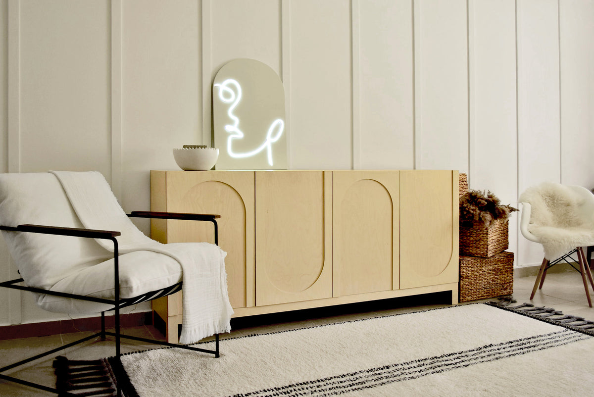 Boho Soul Sideboard, a contemporary birch plywood sideboard — view 2