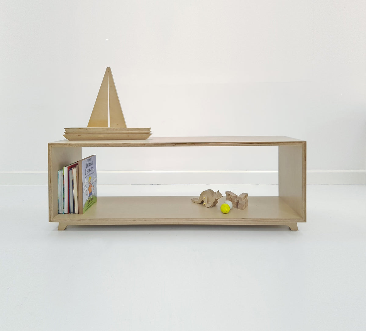Sofi Play Shelves, Montessori birch plywood toy shelving — view 4
