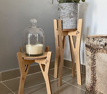 Load image into Gallery viewer, Unique plant stands by plyconcept. Indoor plants decoration. Plant stand