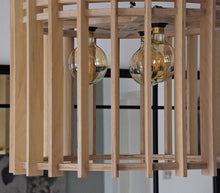 Load image into Gallery viewer, wooden pendant lamp available in 4 shades. Choose celeste pendant lights for a natural and cozy interior style.