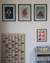 Load image into Gallery viewer, Big Wall Garage for Toy Cars - Plywood Display UAE

