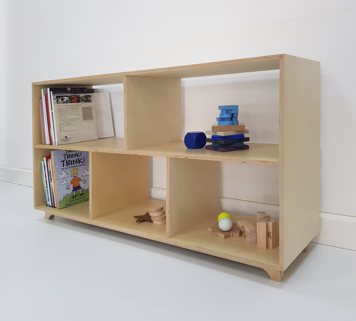Sofi Play Shelves, Montessori birch plywood toy shelving — view 8