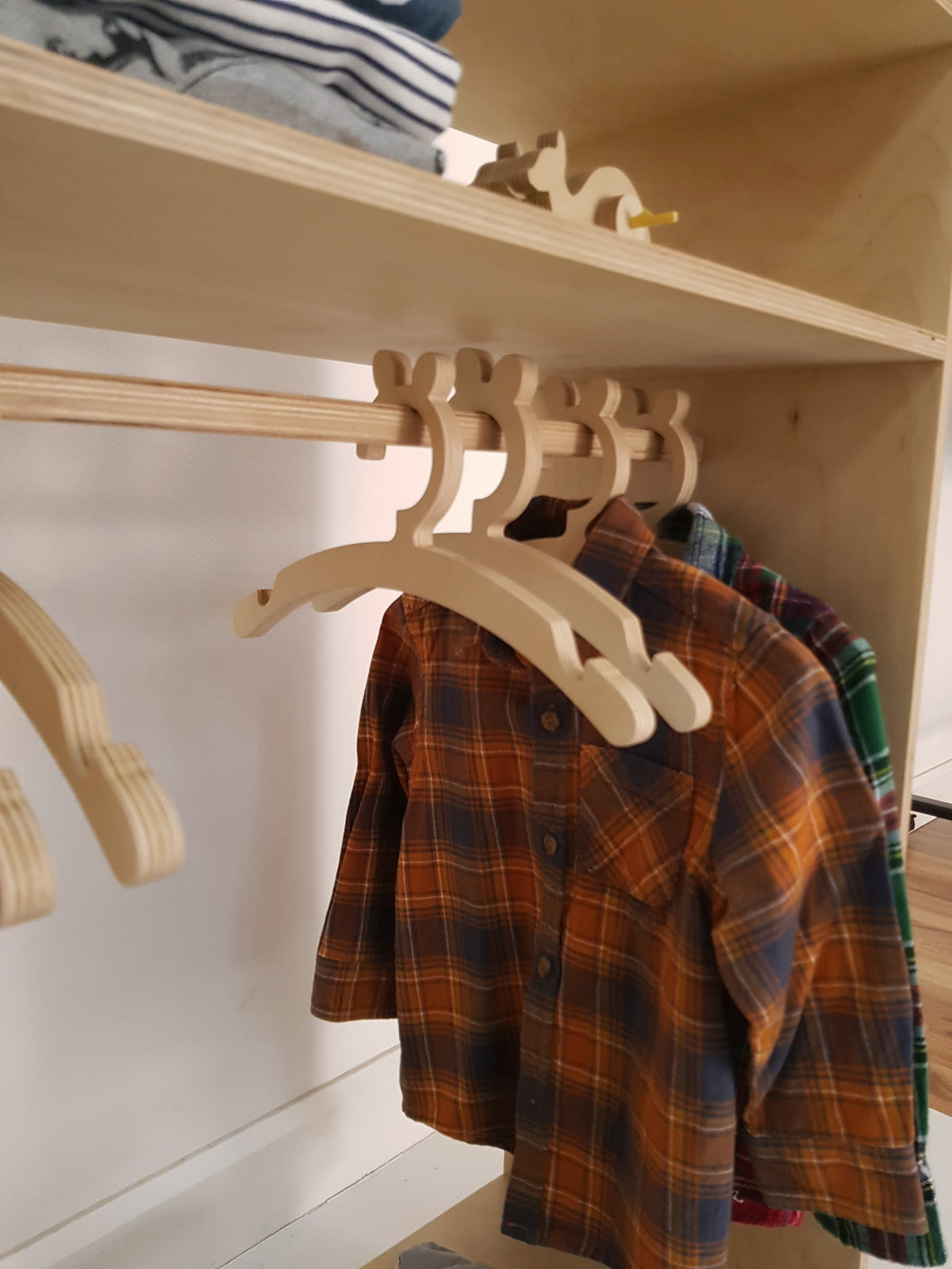 Sofi Wardrobe, a Montessori birch plywood children's wardrobe — view 4
