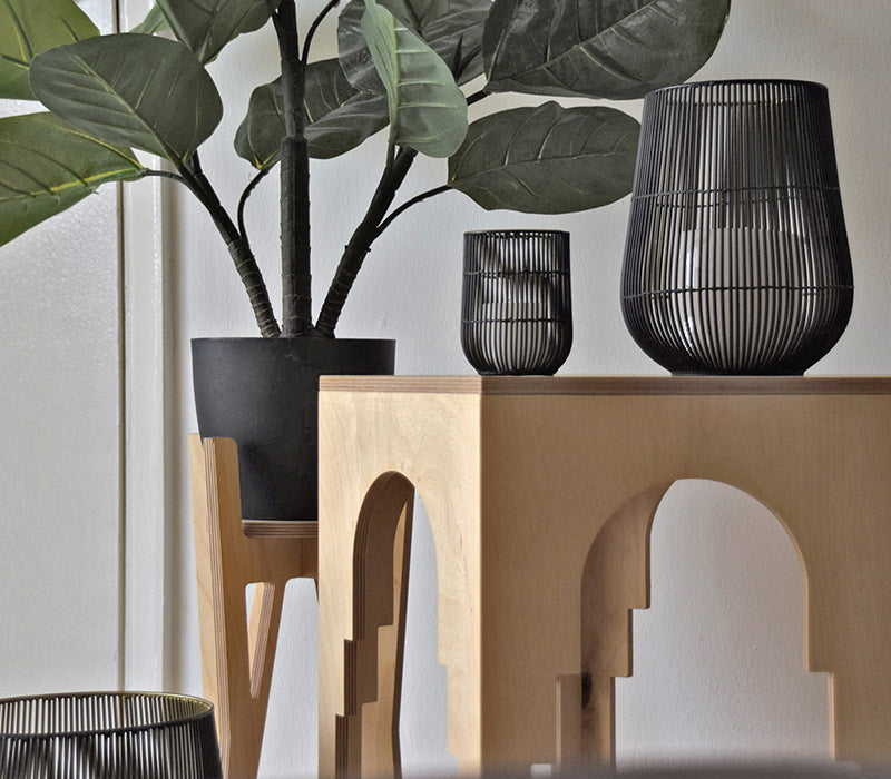 Luna Coffee Table, a round birch plywood coffee table — view 11